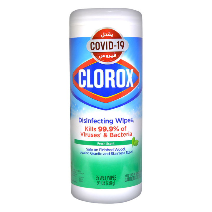 Clorox Disinfecting Wet Wipes, 35 pcs