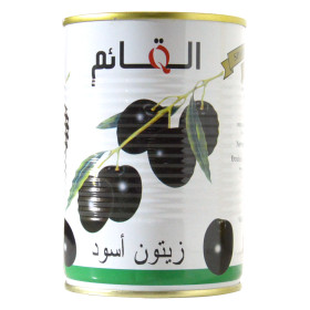 Alqaem Whole Black Olive 425G
