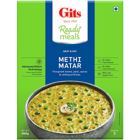 Gits Methi Matar Ready Meals 300G
