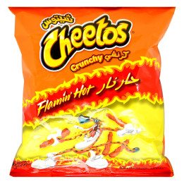 Cheetos Crunchy Flamin' Hot Corn Snack, 25 g