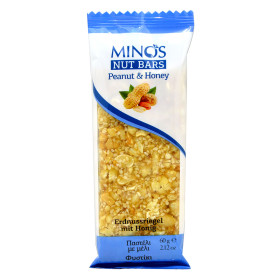 Minos Peanut And Honey Nut Bars 50G