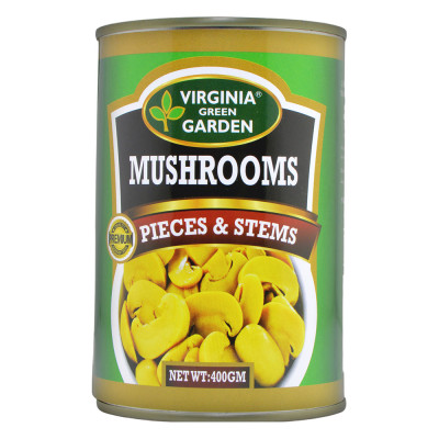 Virginia Green Garden Pieces And Stems Mushrooms 400G