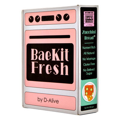 D Alive Zucchini Bread Baekit Fresh 500G