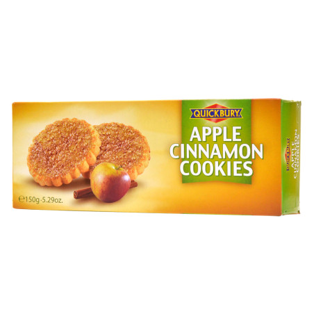 Quickbury Apple Cinnamon Cookies 150G