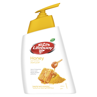 Lifebouy Honey And Turmeric Hand Wash Liquid 500Ml