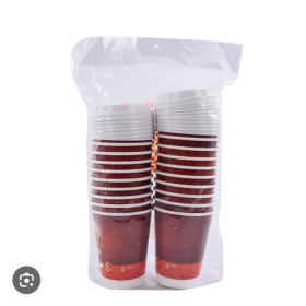 كوب ستانلس ستيل Excell DXL2726 ثنائي الجدار بحجم 8 أونصة مع غطاء