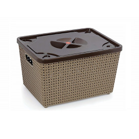 Nakoda 666 Dune Plastic Basket with Lid