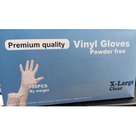 قفازات فينيل بيضاء X-لاس من يونيه هياجن – ١٠٠ قطعة