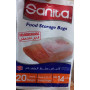 Sanita No.12 20Bags Food Storage Bags 1Pkt