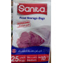 Sanita No.10 25Bags Food Storage Bags 1Pkt