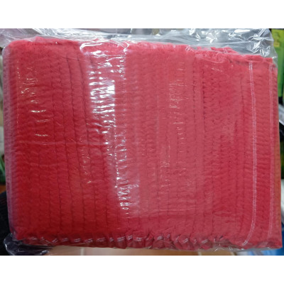 Medtra Red Hair Net 100Pcs