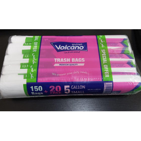 حقيبة زبالة فولكانو 5 جالون – 5 قطع