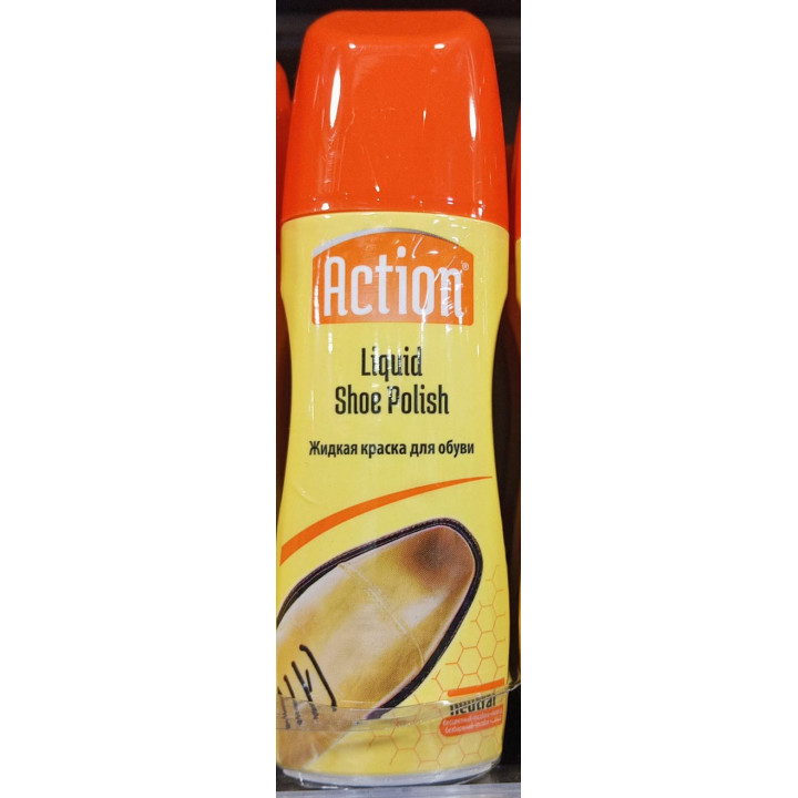 Action Neutral Liquid Shoe Polish, 75 ml
