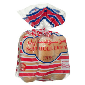 خبز رقيق لفائف 6 فتاتات ناعمة بوزن 360 جم