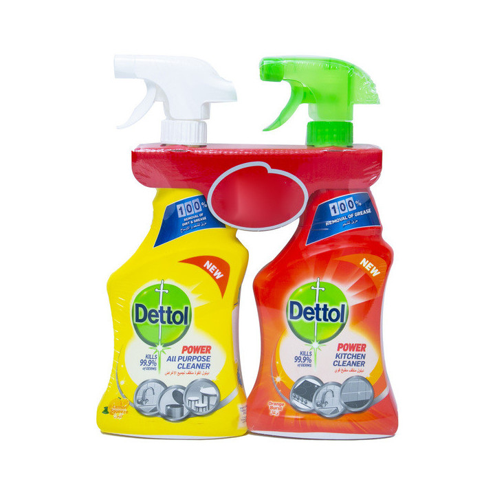 Dettol All-Purpose & Kitchen Cleaner Twin Pack, 500 ml