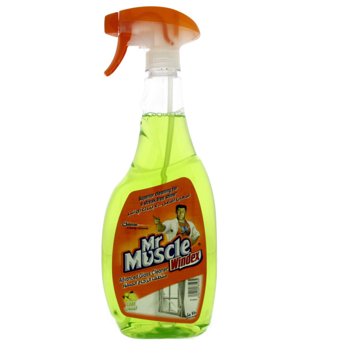 Mr Muscle Windex Lime Glass Cleaner, 750 ml