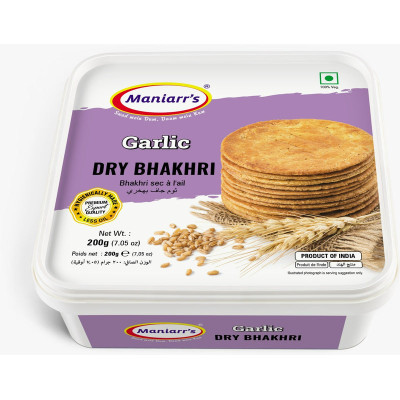 Maniarrs Garlic Dry Bhakhri 200Gm