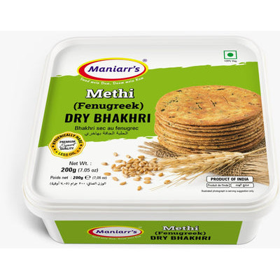 Maniarrs Methi Bhakhri 200Gm