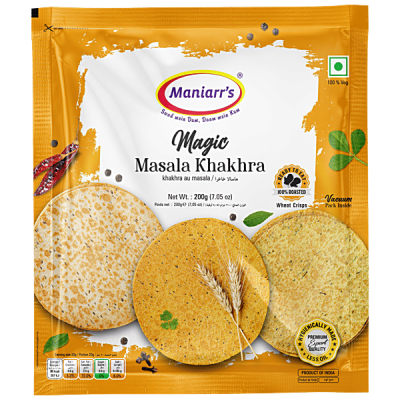 Maniarrs Magic Masala Khakhra 200Gm. Indian