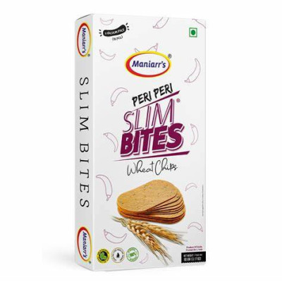 Maniarrs Peri Peri Slim Bites Wheat Chips 90Gm