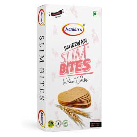 Maniarrs Schezwan Slim Bites Wheat Chips 90g