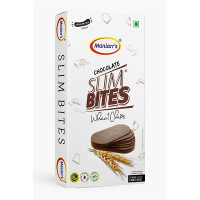 Maniarrs Chocolate Slim Bites Wheat Chips 81Gm