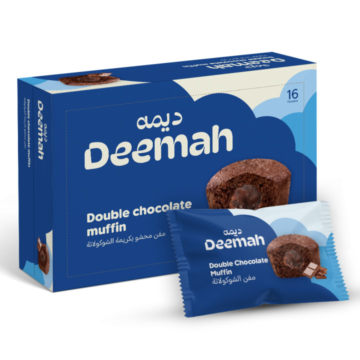 Deemah Double Chocolate Muffin, 27 g