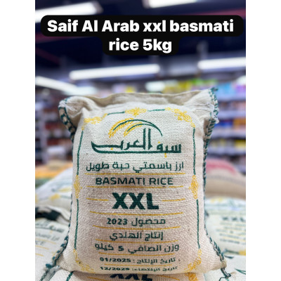 Saif Al-Arab Xxl Basmati Rice 5Kgs. India