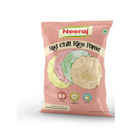 Neeraj Red Chilli Rice Papad, 150 g