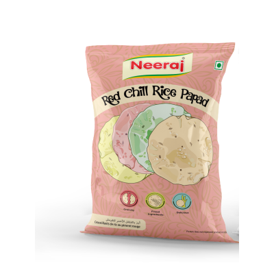 Neeraj Red Chilli Rice Papad 150Gm