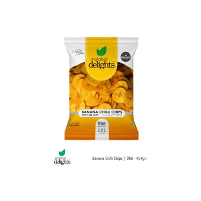 Malabar Delights Banana Chilly Chips 150G