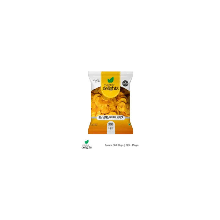 Malabar Delights Banana Chilly Chips, 150 g