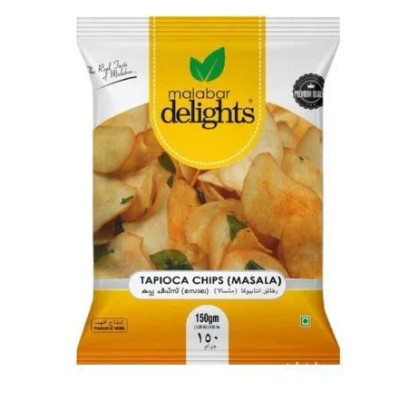 Malabar Delights Tapioca Chips Masala 150G