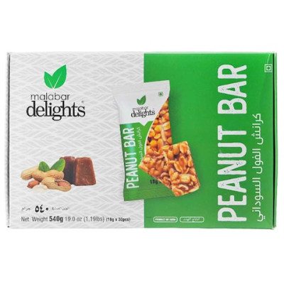 Malabar Delights Crushed Peanut Bar 18G