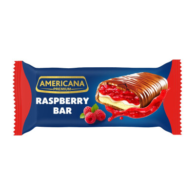 Americana Raspberry Cake Bar 35Gm