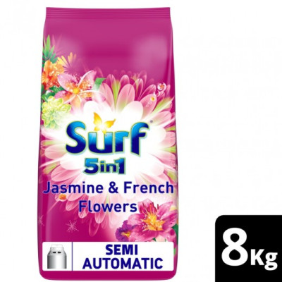Surf Jasmineand French Flowers Semi-Atmtc Wshng Pwdr 8Kg