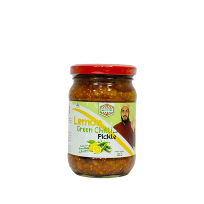Al Hakimi Lemon Green Chilli Pickle 300Gm