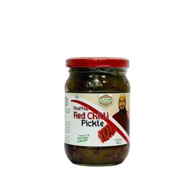 Al Hakimi Stuffed Red Chilli Pickle 300Gm