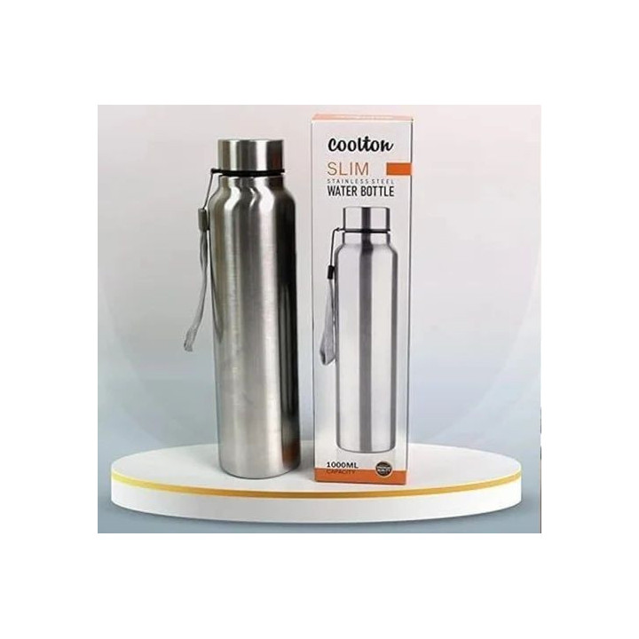 Burhan Coolton Printed Stainless Steel Water Bottle, 1 L