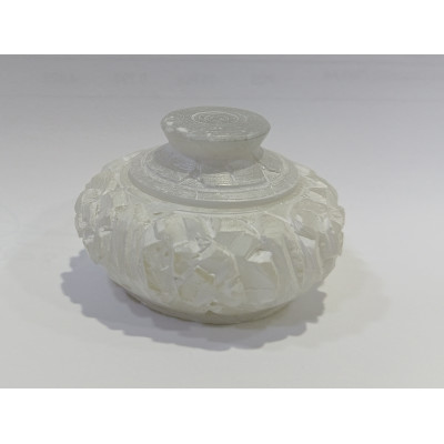 Burhan White Marble Stone Holder 1Pc