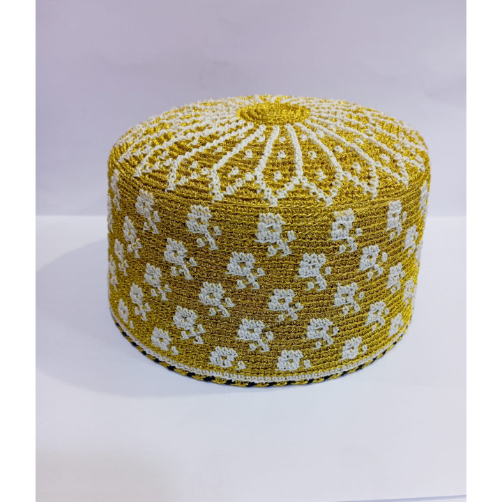 KB No. 19 Boys Gold Topi, 1 pc