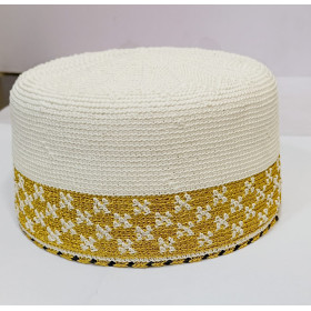 Kb No. 23 Gents Topi White Spl 1Pc