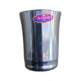 Burhan Aristo Stainless Steel Small Pari Glass, 1 pc