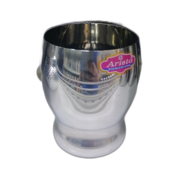 Burhan Stainless Steel Fanta Glass, 1 pc