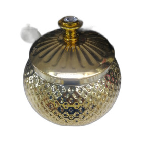 Alsaif No. 0.38L Ss Golden Sugar Pot 1Pc
