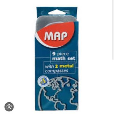 Map 9Pc Math Set 1Box