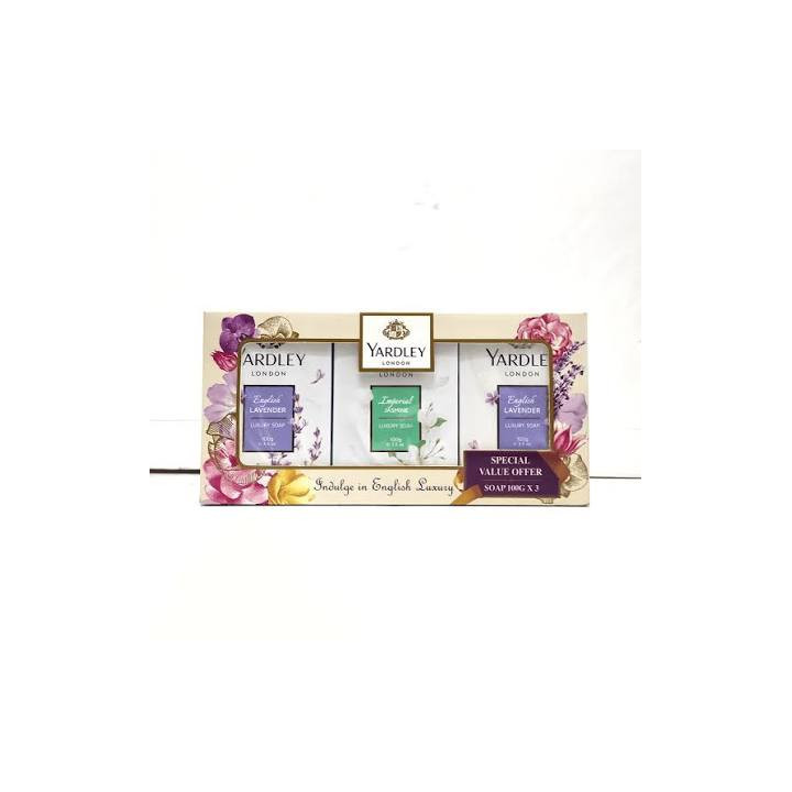 Yardley English Lavender Soap, 3 × 100 g