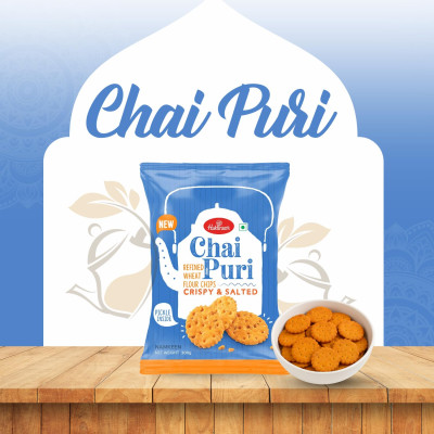 Haldirams Chai Puri Wheat Flour Chips 200G