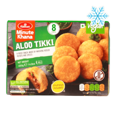 Haldirams 8P Mild Aloo Tikki 420G
