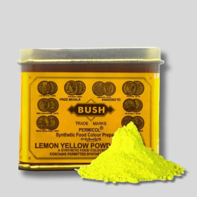 Bush Yellow Lemon Food Color Powder 100G